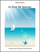 As From the Heavens Instrumental Parts choral sheet music cover